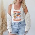 Loves Bat And His Momma Baseball Mom Flowy Tank Loves Bat And His Momma Baseball Mom Flowy Tank