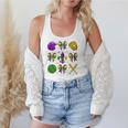 Mardi Gras Baseball Coquette Bow Fat Tuesday Parade Girls Flowy Tank Mardi Gras Baseball Coquette Bow Fat Tuesday Parade Girls Flowy Tank
