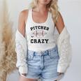 Pitches Be Crazy Baseball Moms Softball Players Hey Batter Flowy Tank Pitches Be Crazy Baseball Moms Softball Players Hey Batter Flowy Tank
