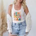 Retro Groovy In My Baseball Mom Era Happy Women Premium Flowy Tank