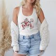 Santa Playing Baseball Catcher Merry Christmas Sport Player Flowy Tank Santa Playing Baseball Catcher Merry Christmas Sport Player Flowy Tank