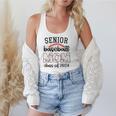 Senior Baseball Mom Class Of 2024 High School College Sports Raglan Baseball Tee Flowy Tank