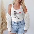 Valentines Baseball Batter Heart Player Silhouette Premium Tri-Blend Flowy Tank