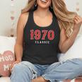 55 Year Old 1970 Classic Baseball Fan 55th Birthday Flowy Tank