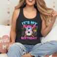 8th Birthday Baseball 8 Year Old Ice Cream Drip Boy Baseball Flowy Tank