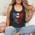 American Baseball Drip Graffiti Ball And Bat Flowy Tank
