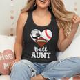 Ball Aunt Heart Football Baseball Hockey Game Day Flowy Tank Ball Aunt Heart Football Baseball Hockey Game Day Flowy Tank
