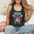 Baseball 10 Year Old Ice Cream Drip 10th Birthday Boy Player Flowy Tank