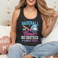 Baseball Or Bows Big Brother Loves You Gender Pink Or Blue Flowy Tank Baseball Or Bows Big Brother Loves You Gender Pink Or Blue Flowy Tank