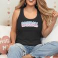 Baseball Bubble Letter Flowy Tank Baseball Bubble Letter Flowy Tank