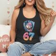 Baseball Drip Number 67 Player 67th Birthday Ice Cream 67 Flowy Tank