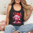 Baseball Drip Valentine Sports Vday Ice Cream Drip Heart Flowy Tank