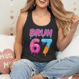 Baseball Ice Cream Drip Number 67 Player Or 67th Birthday Flowy Tank