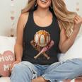 Baseball Ice Cream Drip Style Melting Ice Cream Youth Teen Flowy Tank Baseball Ice Cream Drip Style Melting Ice Cream Youth Teen Flowy Tank