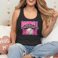 BASEBALL MOM BREAST CANCER RIBBON PINK SPORTS MOM Flowy Tank BASEBALL MOM BREAST CANCER RIBBON PINK SPORTS MOM Flowy Tank