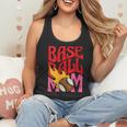 Baseball Mom Game Day Trendy Pink Leopard Mama Flowy Tank