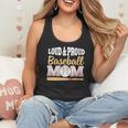 Baseball Mom Leopard Print Loud And Proud With Ball & Bat Flowy Tank