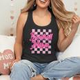 Baseball Mom And Pink Grid Sports Mother Mama Player Flowy Tank Baseball Mom And Pink Grid Sports Mother Mama Player Flowy Tank