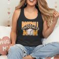 Baseball Mom Sports Orange Flowy Tank
