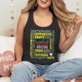 Baseball Mom Traits For Great Mothers Grey And Yellow Flowy Tank