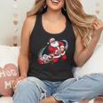 Baseball Santa 67 Christmas Xmas Pajamas Boys Flowy Tank Baseball Santa 67 Christmas Xmas Pajamas Boys Flowy Tank