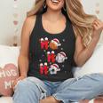 Basketball Baseball Soccer Christmas Ho Ho Ho Santa Xmas Flowy Tank Basketball Baseball Soccer Christmas Ho Ho Ho Santa Xmas Flowy Tank