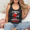 Boys Valentines Baseball Drip Icecream Stealing Hearts Kids Flowy Tank