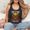 My Christmas Baseball Pajama Helmet Santa Xmas Men Boys Flowy Tank My Christmas Baseball Pajama Helmet Santa Xmas Men Boys Flowy Tank