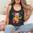 Christmas Gingerbread Man Baseball Player Catcher Flowy Tank Christmas Gingerbread Man Baseball Player Catcher Flowy Tank