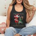 Christmas Santa Baseball Ugly Sweater Flowy Tank
