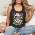 Drip Baseball Boy Youth Kid Ice Cream Dripping Baseball Bruh Flowy Tank