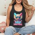 Drip Happens Baseball Ice Cream Bat And Ball With Sunglasses Flowy Tank