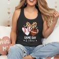 Game Day Vibes Football Baseball Mom Heart Flowy Tank