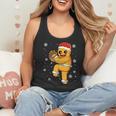 Gingerbread Man Baseball Christmas Flowy Tank Gingerbread Man Baseball Christmas Flowy Tank