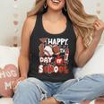 Happy 100 Days Of School Baseball Football PE Teacher Flowy Tank Happy 100 Days Of School Baseball Football PE Teacher Flowy Tank