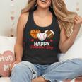 Happy Valentine’s Day Basketball Football Baseball Hearts Flowy Tank