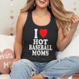 I Heart Love Hot Baseball Moms MILF Cougar Older Woman Flowy Tank