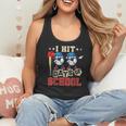 I Hit 100 Days Of School Baseball Kids Boy Teacher 100th Day Flowy Tank