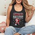 Jingle Ballers Plaid Santa Dabbing Baseball Christmas Flowy Tank Jingle Ballers Plaid Santa Dabbing Baseball Christmas Flowy Tank