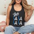 LA Baseball Fan Christmas FA La La Holiday Blue Theme Flowy Tank