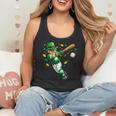 Leprechaun Play Baseball St Patrick's Day Men Kid Boys Flowy Tank Leprechaun Play Baseball St Patrick's Day Men Kid Boys Flowy Tank