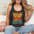 Loud And Proud Baseball Mom Vibrant Colorful Stripe Flowy Tank Loud And Proud Baseball Mom Vibrant Colorful Stripe Flowy Tank