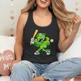 Lucky Shamrock Playing Baseball St Patrick's Kids Boys Flowy Tank Lucky Shamrock Playing Baseball St Patrick's Kids Boys Flowy Tank