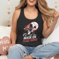 Mask On Fear Gone Baseball Catcher Softball Flowy Tank Mask On Fear Gone Baseball Catcher Softball Flowy Tank