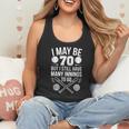 I May Be 70 Baseball Player 70th Birthday Party Flowy Tank I May Be 70 Baseball Player 70th Birthday Party Flowy Tank