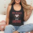 No Place Like Home Baseball Mom Kids Family Fun Flowy Tank
