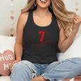 Number 7 Years Baseball 7TH Birthday Flowy Tank