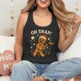 Oh Snap Gingerbreadman Christmas Baseball Flowy Tank Oh Snap Gingerbreadman Christmas Baseball Flowy Tank