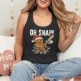 Oh Snap Gingerbreadman Christmas Baseball Humor Flowy Tank Oh Snap Gingerbreadman Christmas Baseball Humor Flowy Tank