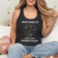 What Part Of Dont You Understand 6432 Baseball Flowy Tank What Part Of Dont You Understand 6432 Baseball Flowy Tank